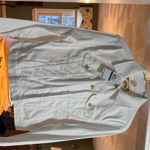 Michael Kors White Denim Jacket